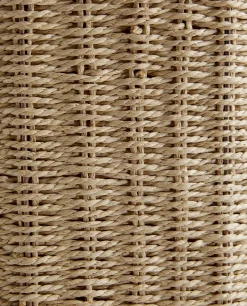 Fabric-Lined Laundry Hamper