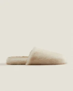 Faux Fur Mule Slippers
