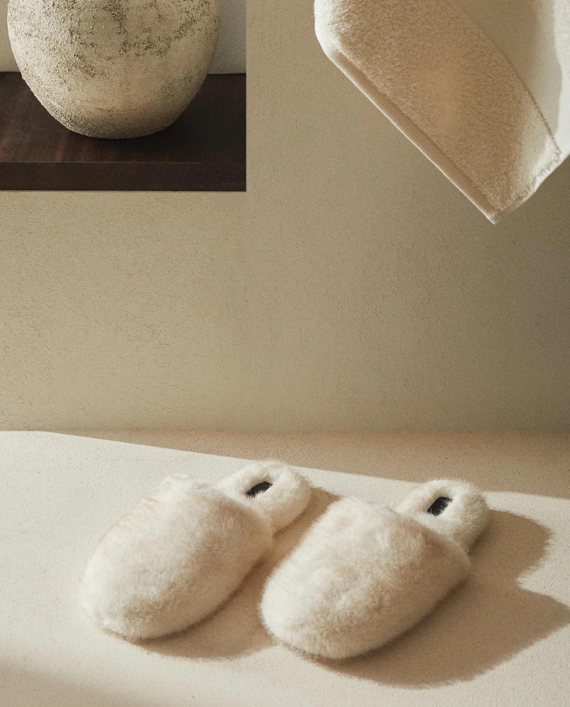 Faux Fur Mule Slippers
