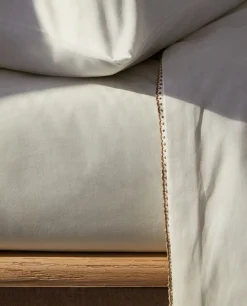 Fitted Sheet With Topstitching