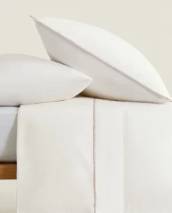 Fitted Sheet With Topstitching