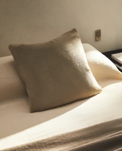Fleece Throw Pillow Cover
