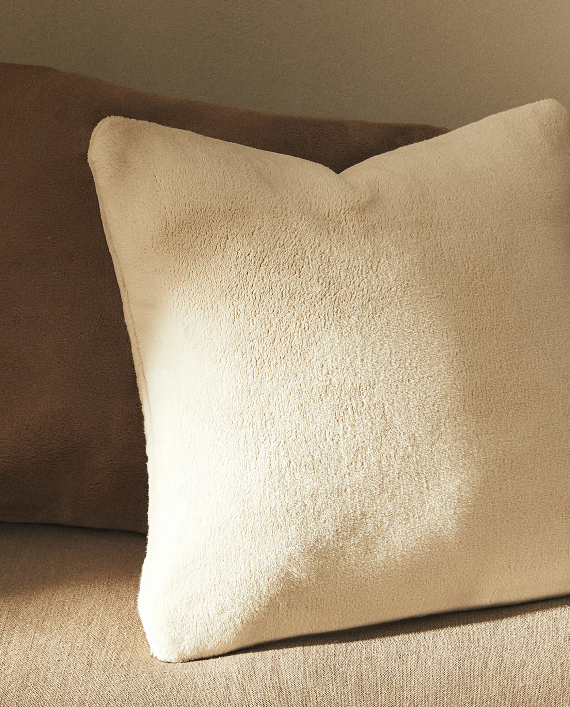 Fleece Throw Pillow Cover