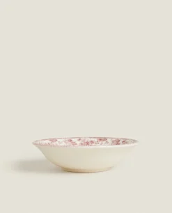Floral Earthenware Bowl