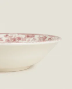 Floral Earthenware Bowl