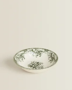 Floral Earthenware Bowl