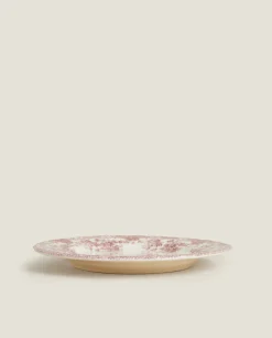 Floral Earthenware Dinner Plate