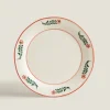 Floral Earthenware Dinner Plate