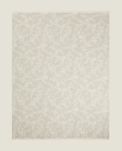 Floral Jacquard Blanket