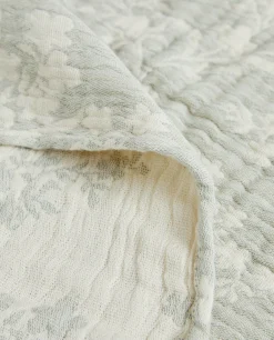 Floral Jacquard Blanket