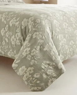 Floral Jacquard Duvet Cover