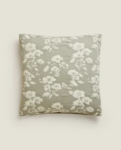 Floral Jacquard Pillowcase