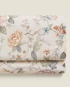 Floral Print Flat Sheet