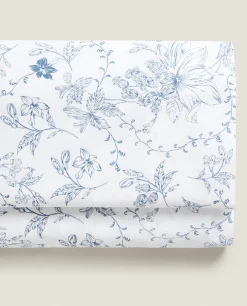 Floral Print Flat Sheet