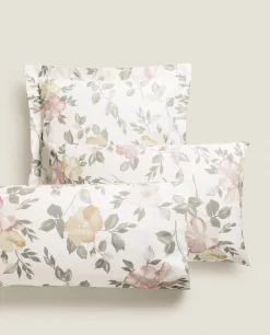 Floral Print Pillowcase
