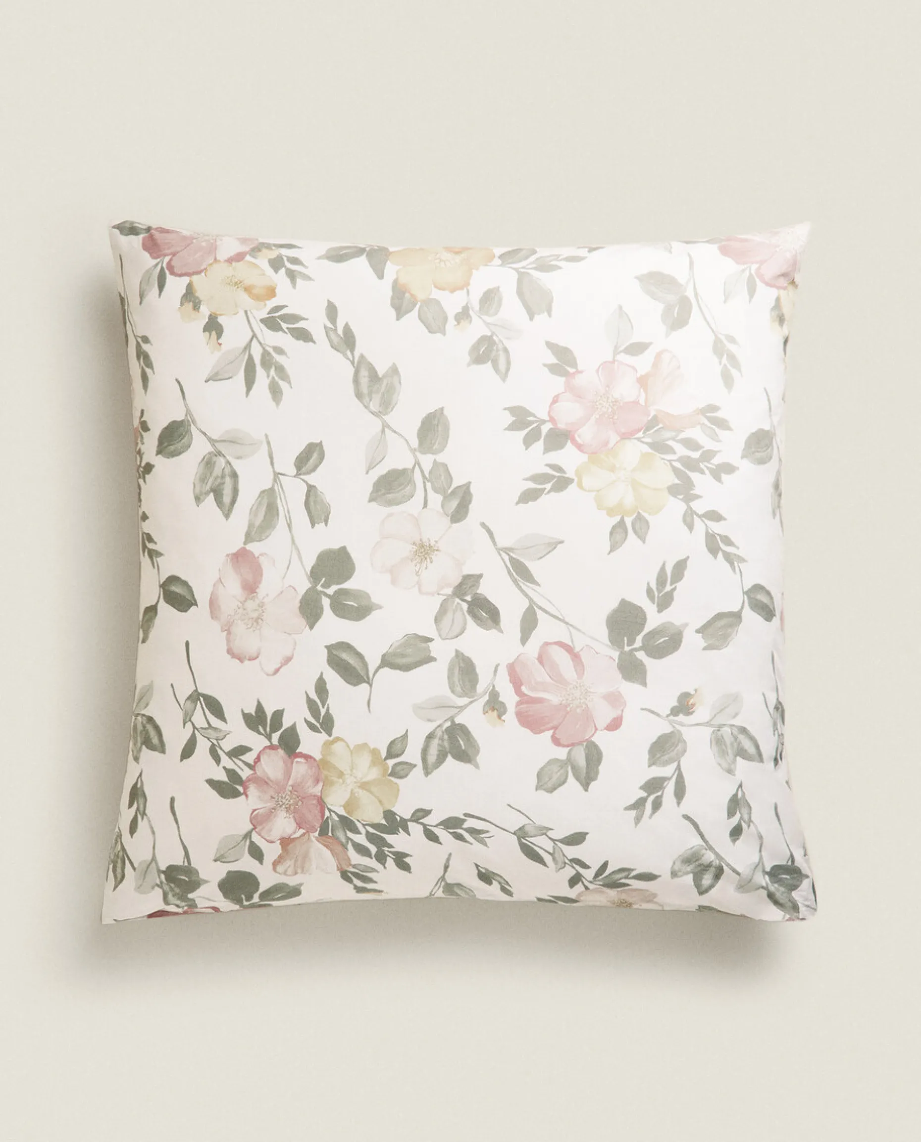 Floral Print Pillowcase
