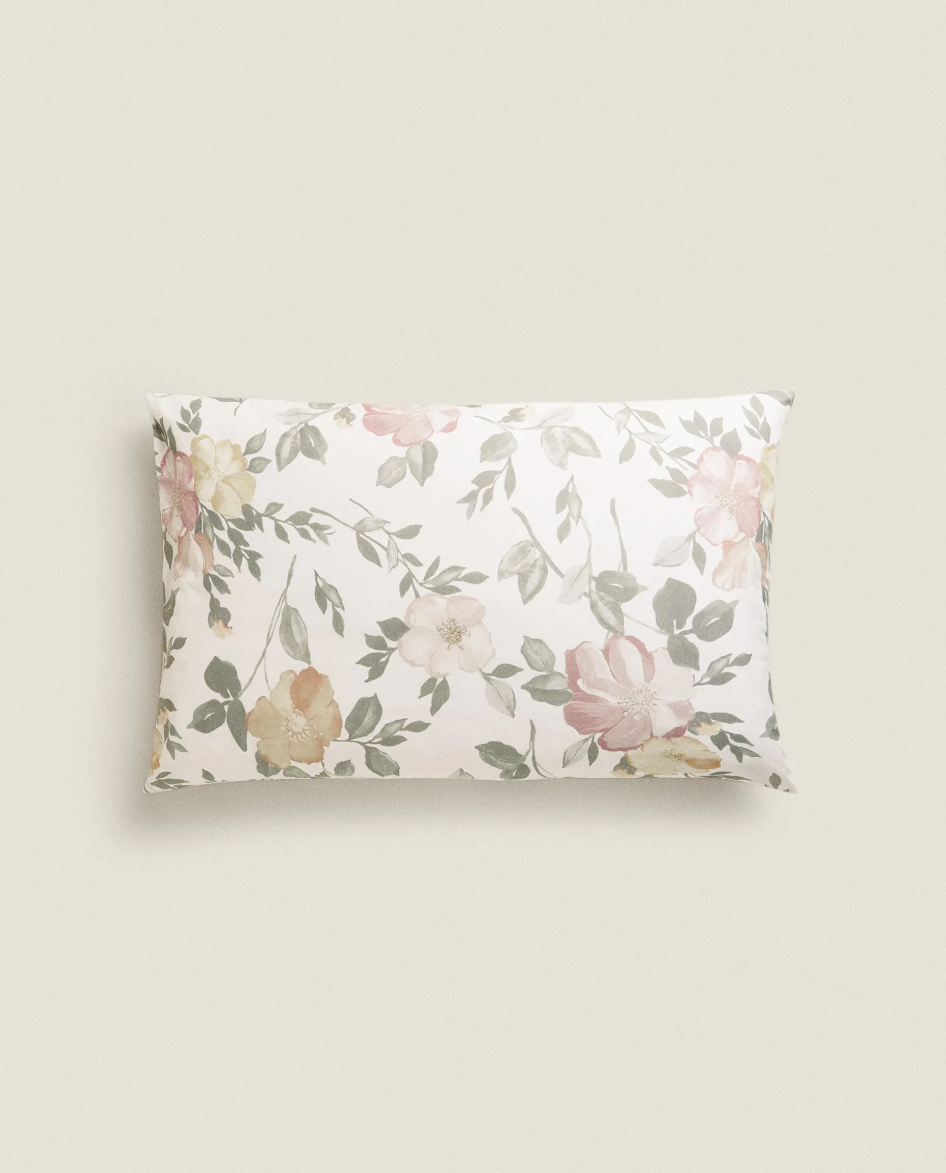 Floral Print Pillowcase