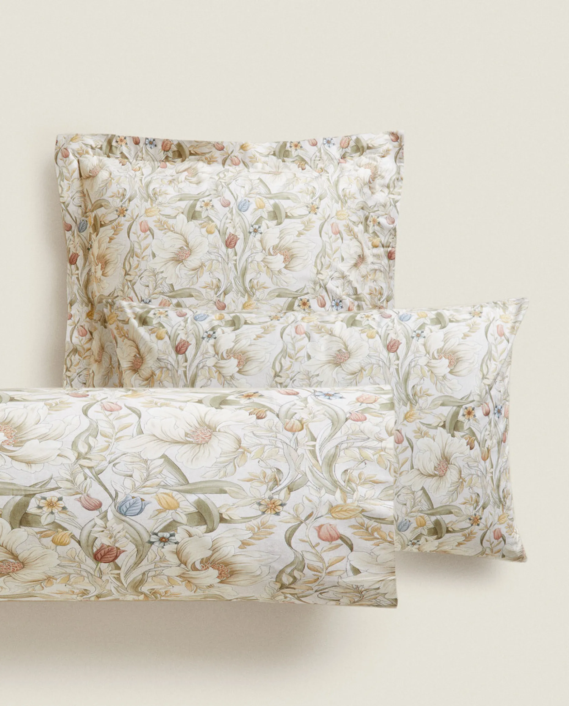 Floral Print Pillowcase