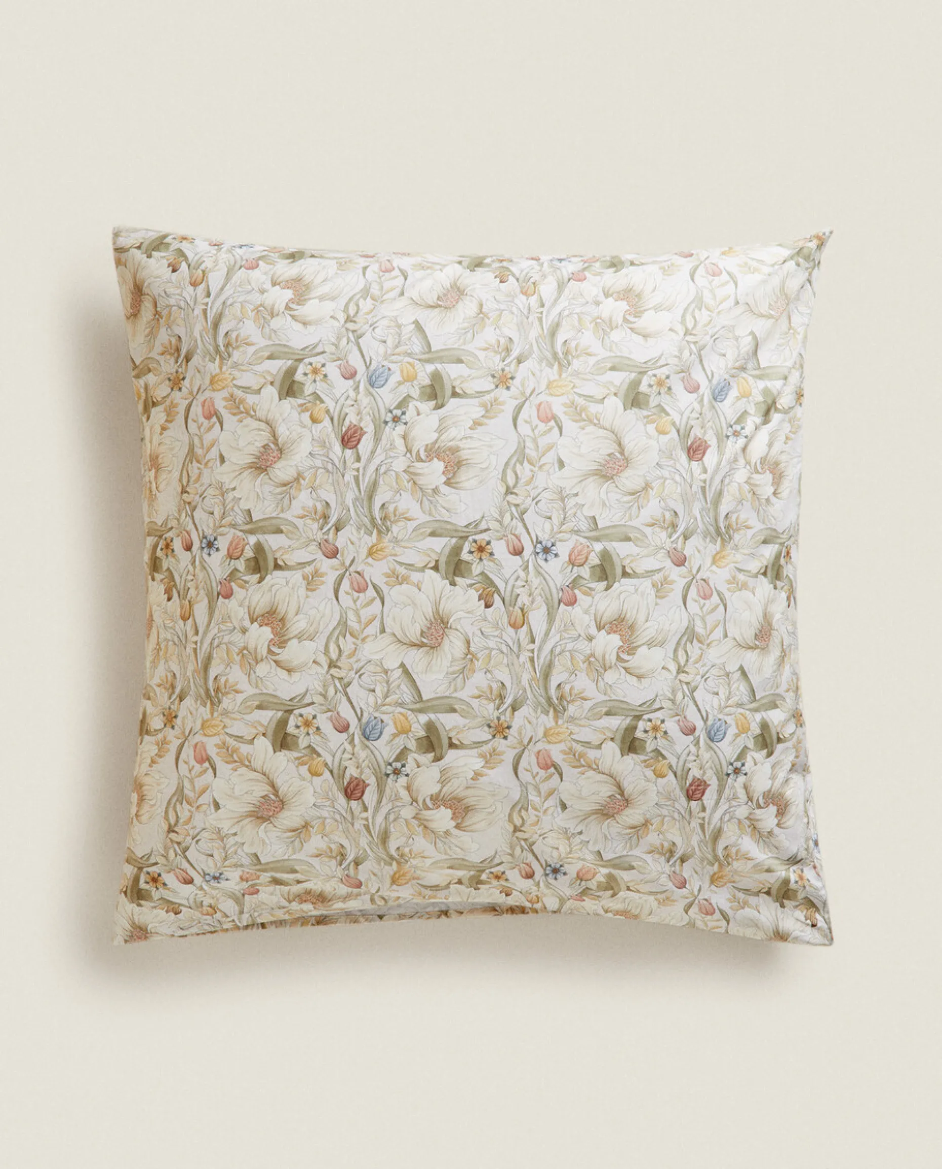 Floral Print Pillowcase