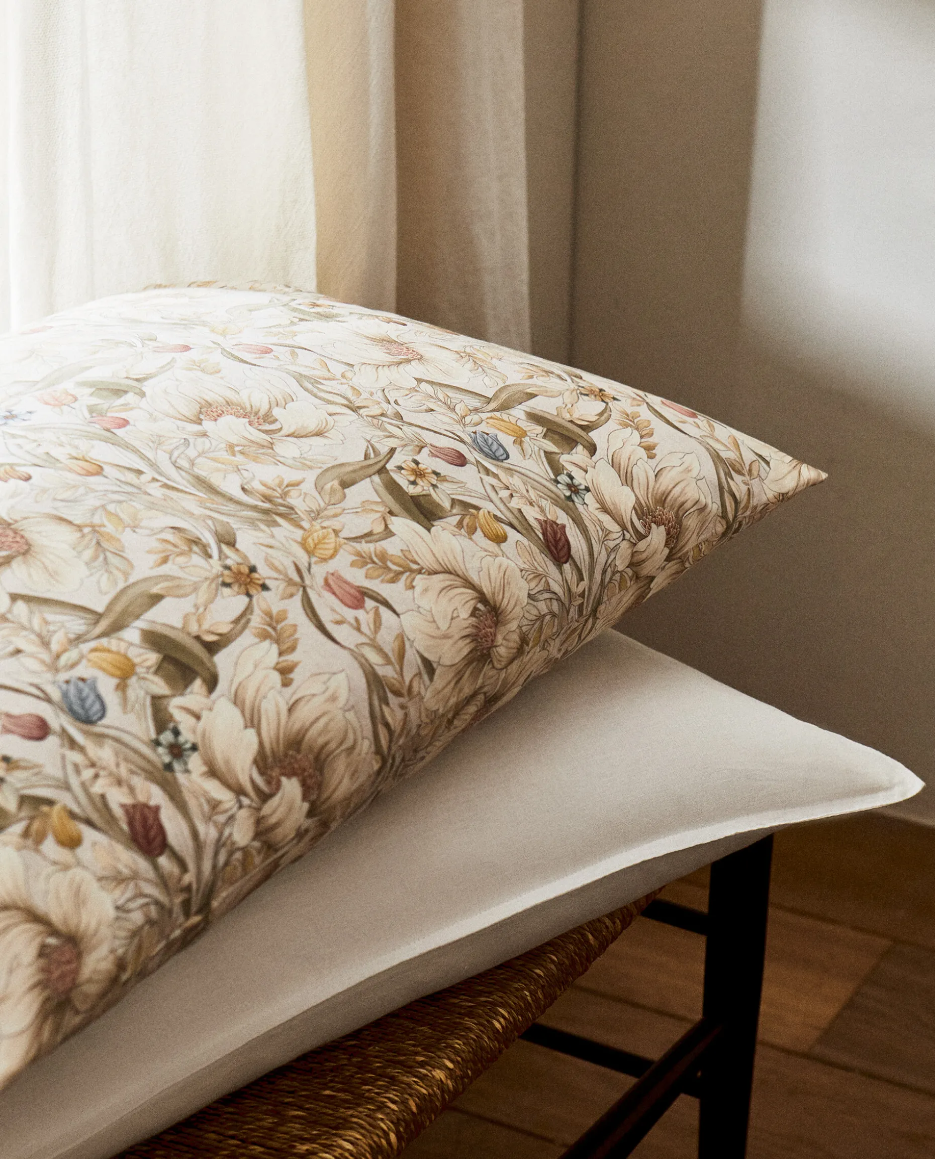 Floral Print Pillowcase