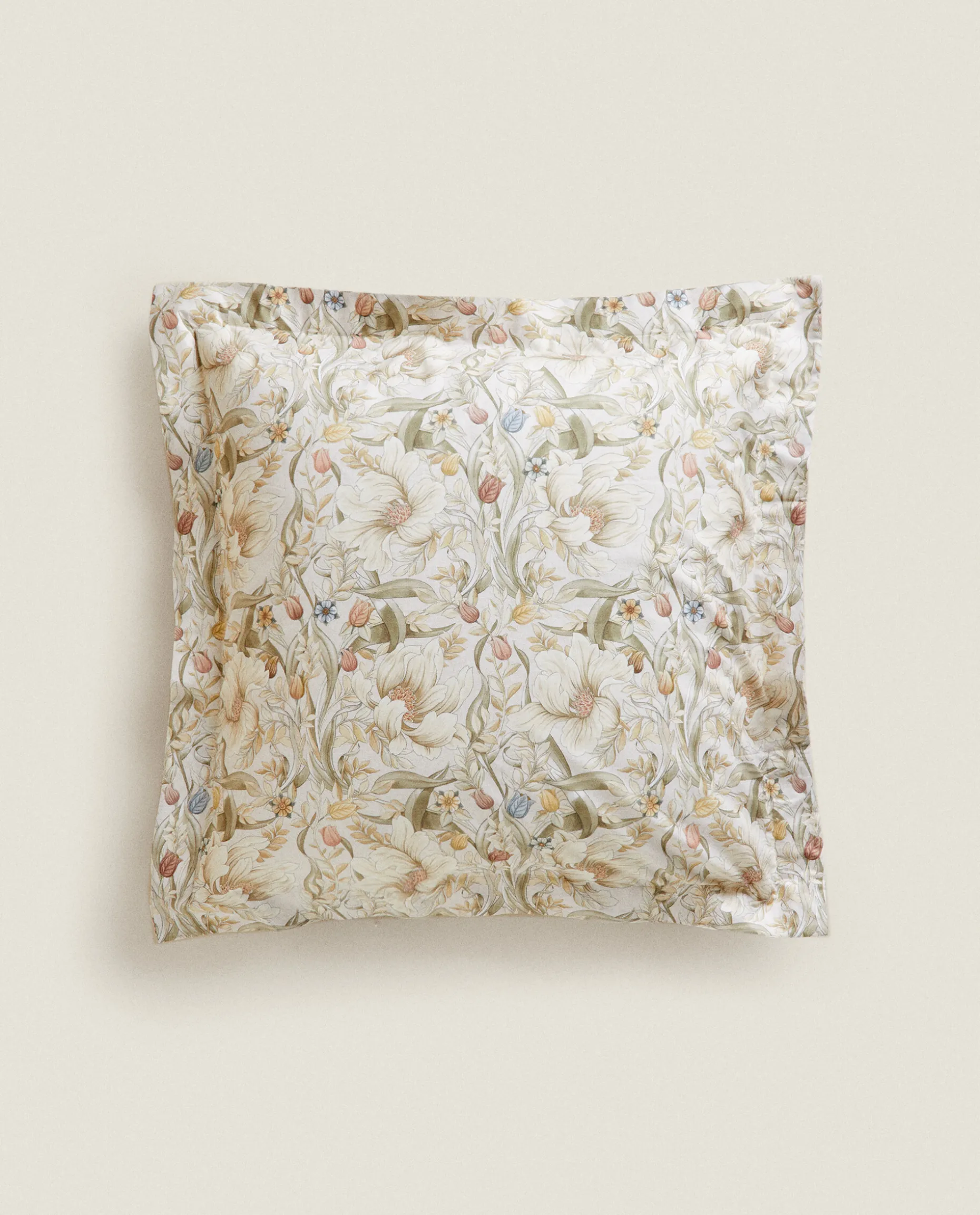 Floral Print Pillowcase