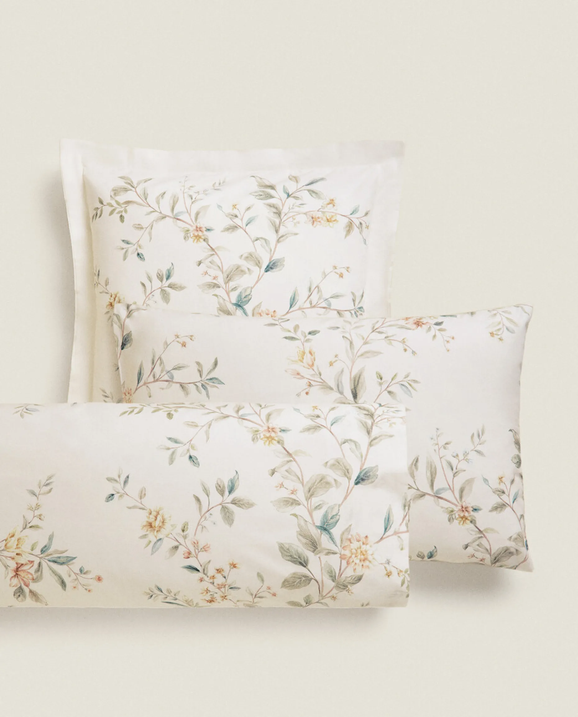 Floral Print Pillowcase