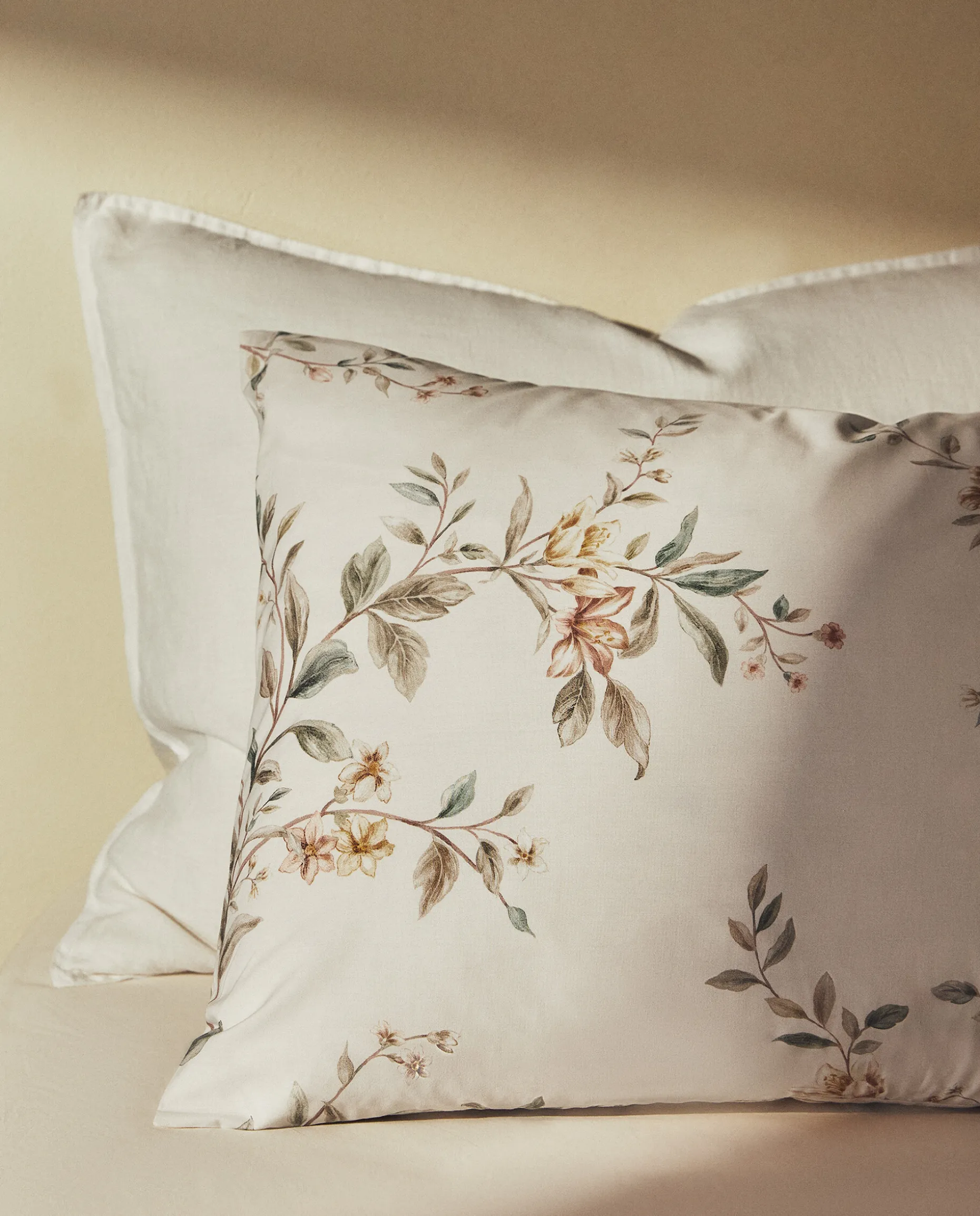 Floral Print Pillowcase