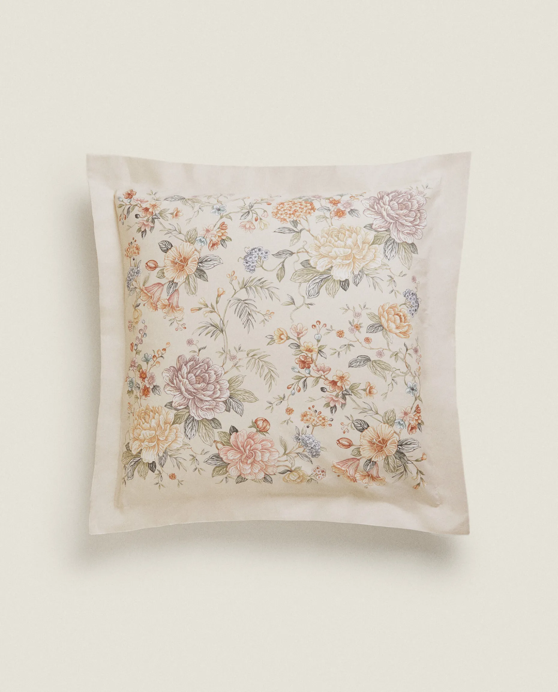 Floral Print Pillowcase