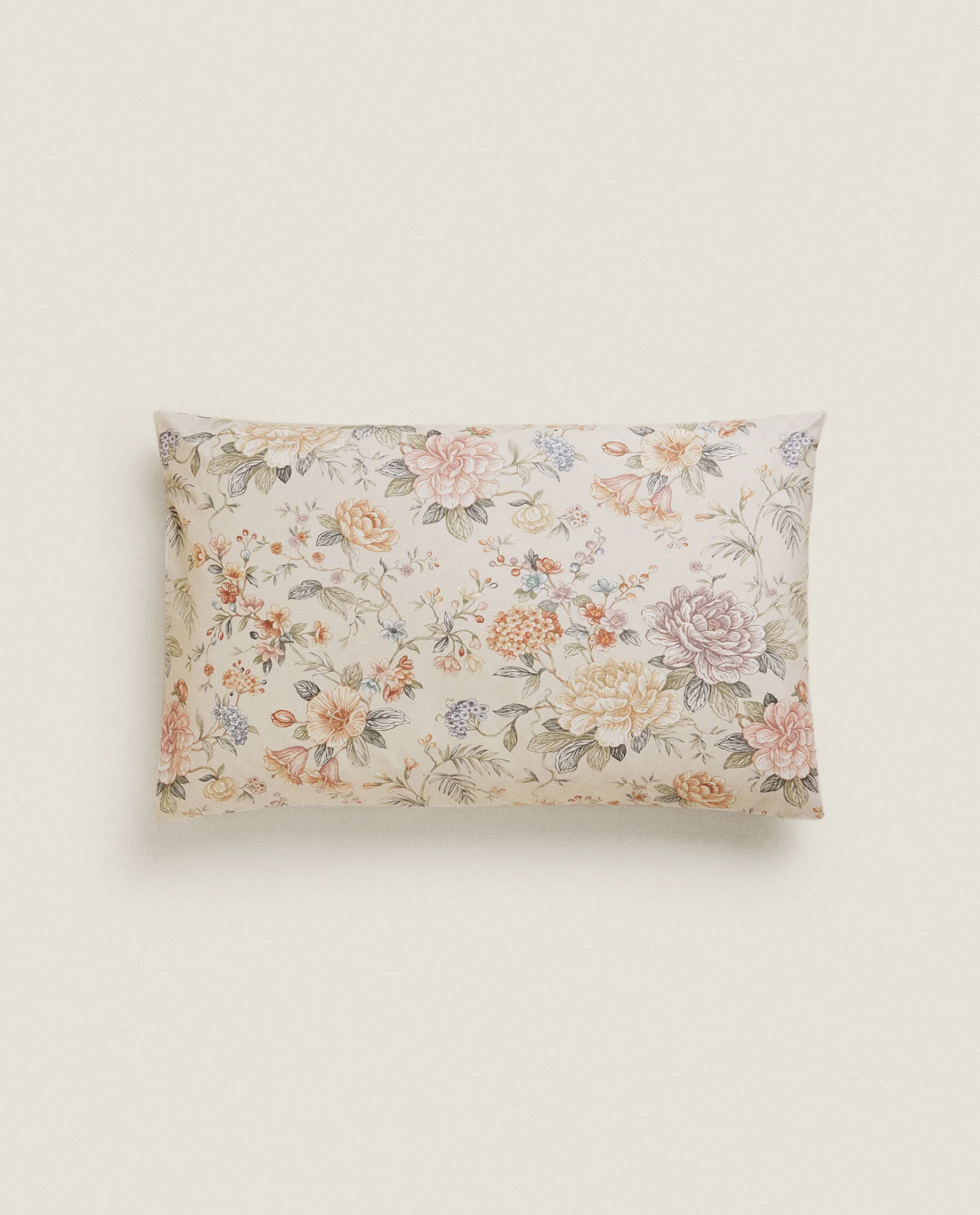Floral Print Pillowcase