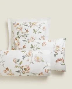 Floral Print Pillowcase