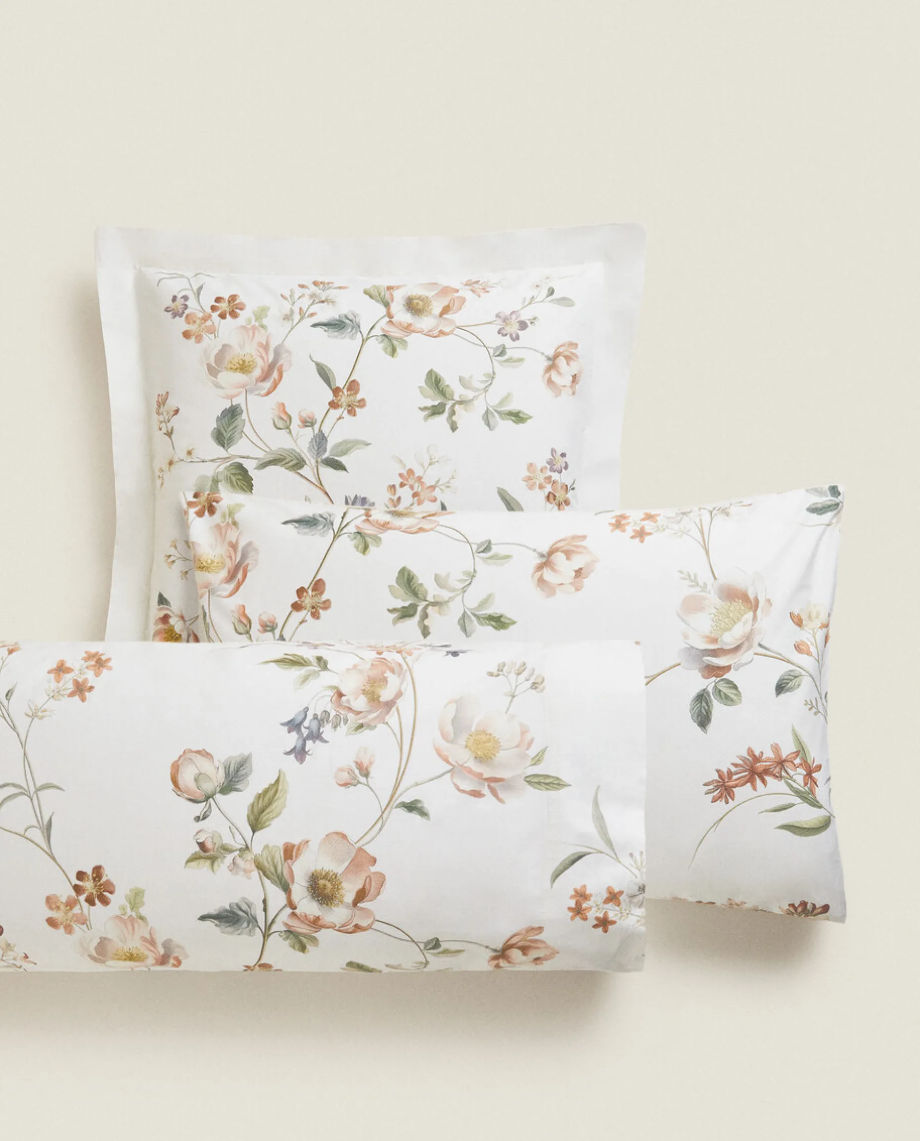 Floral Print Pillowcase