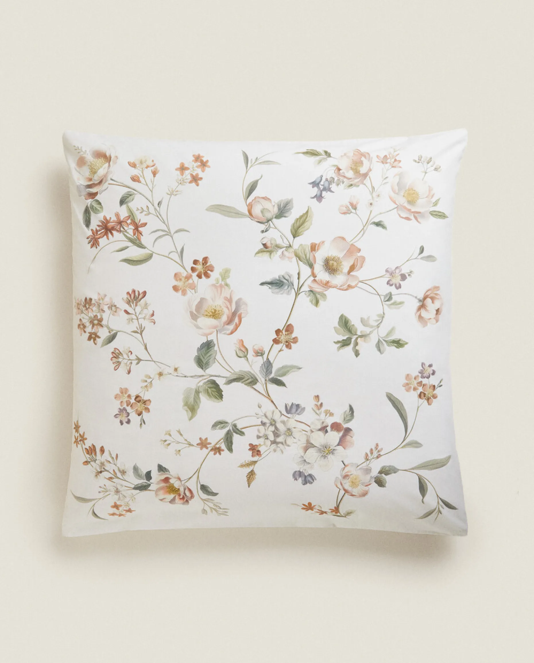 Floral Print Pillowcase