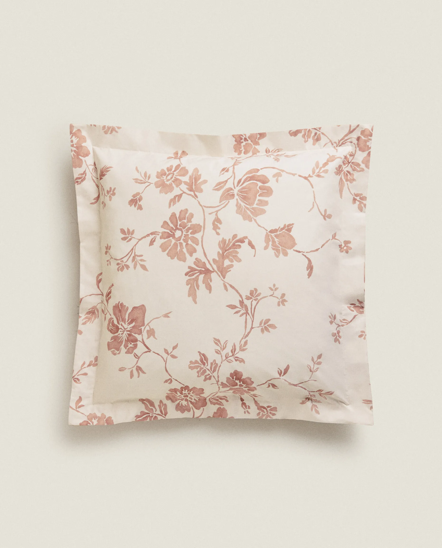 Floral Print Pillowcase