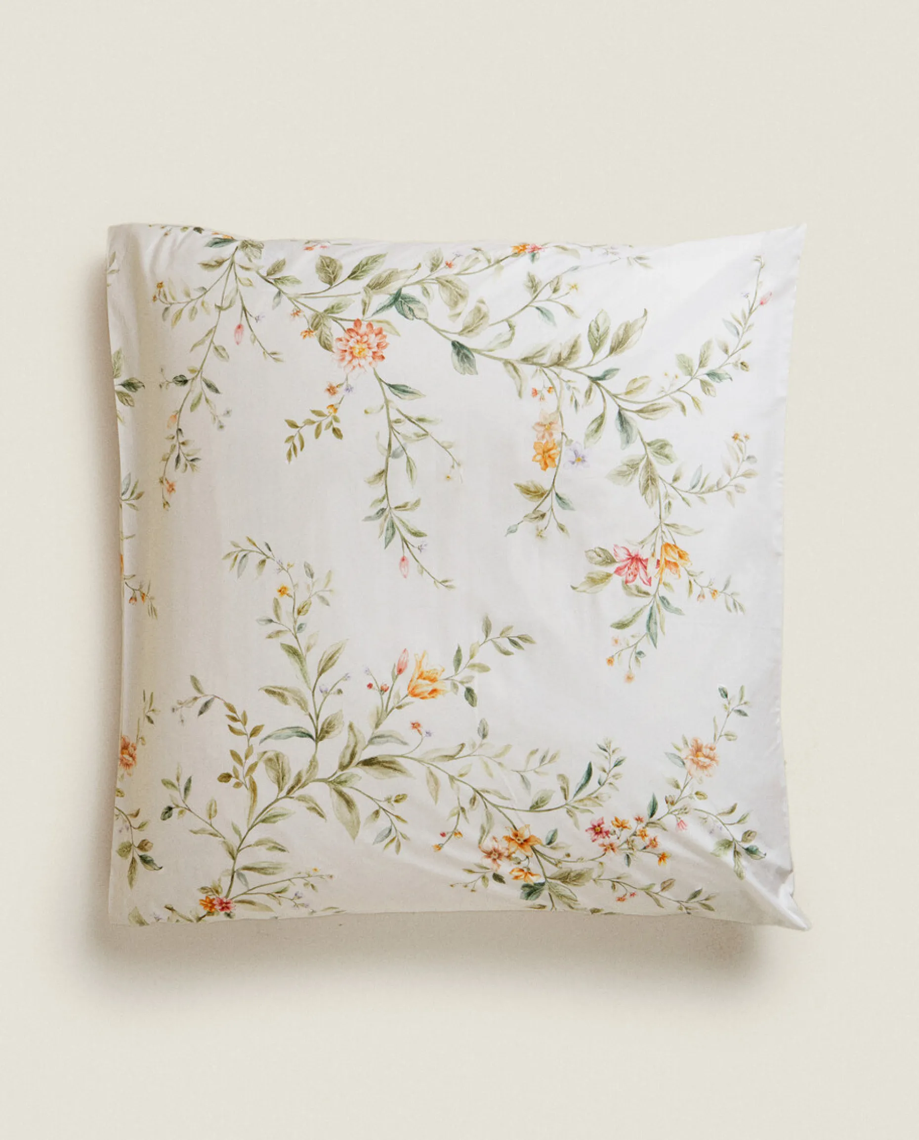 Floral Print Pillowcase