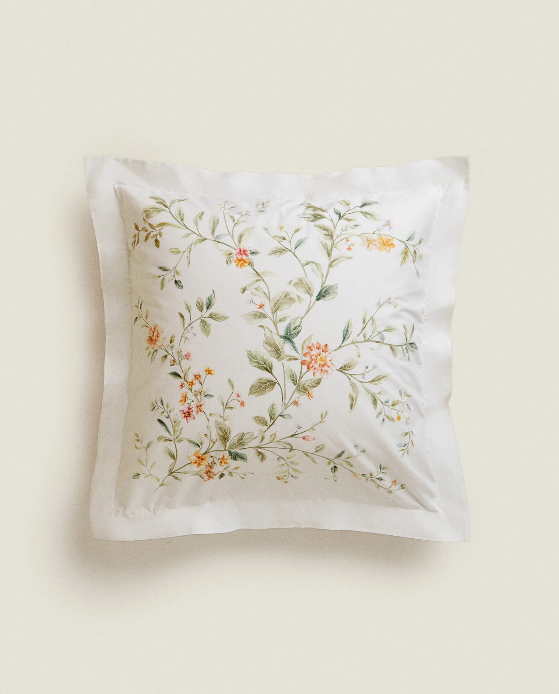 Floral Print Pillowcase