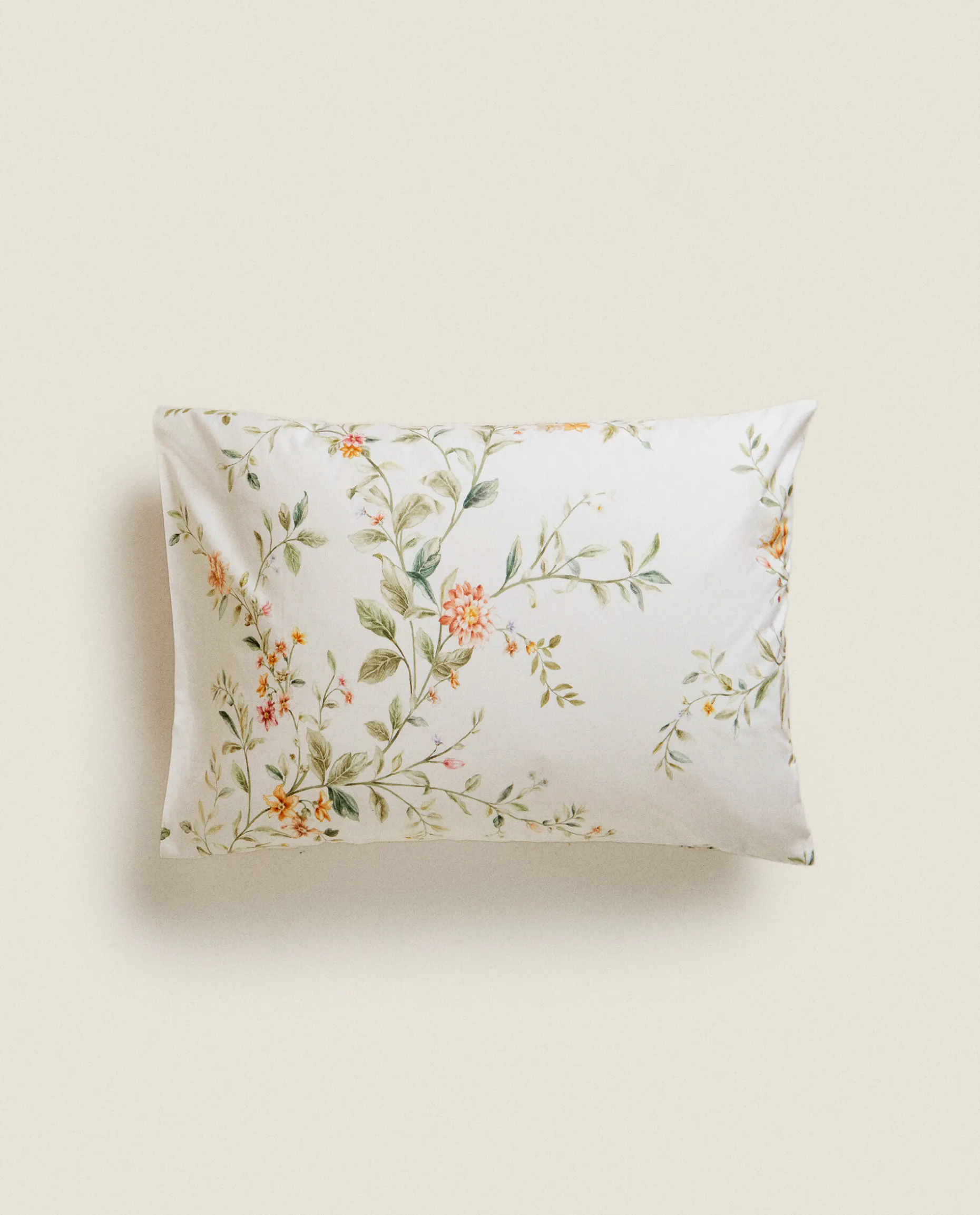 Floral Print Pillowcase