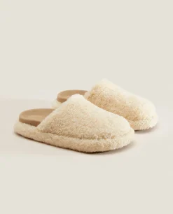 Fuzzy Mule Clog Slippers