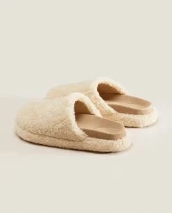 Fuzzy Mule Clog Slippers
