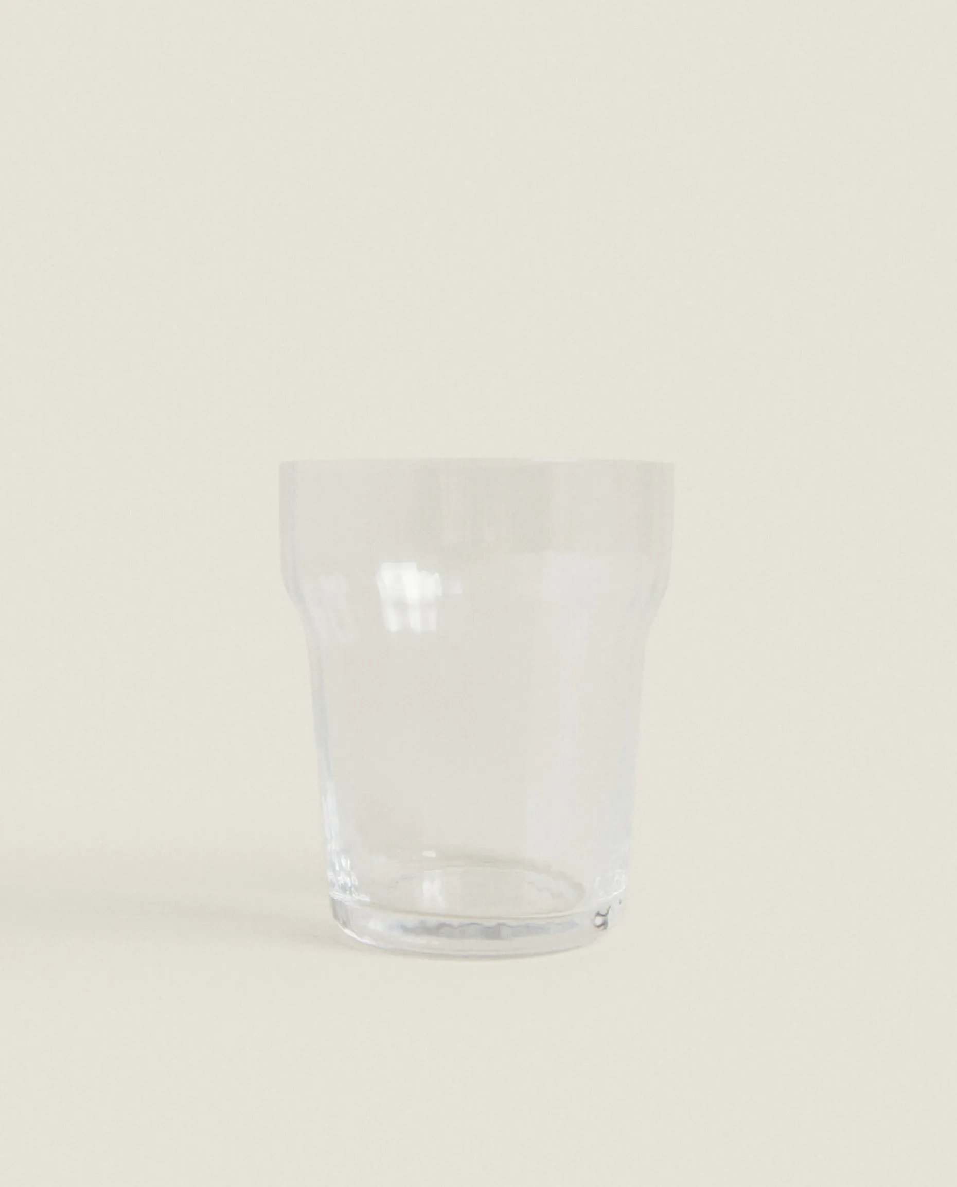 Glass Tumbler With Line Design