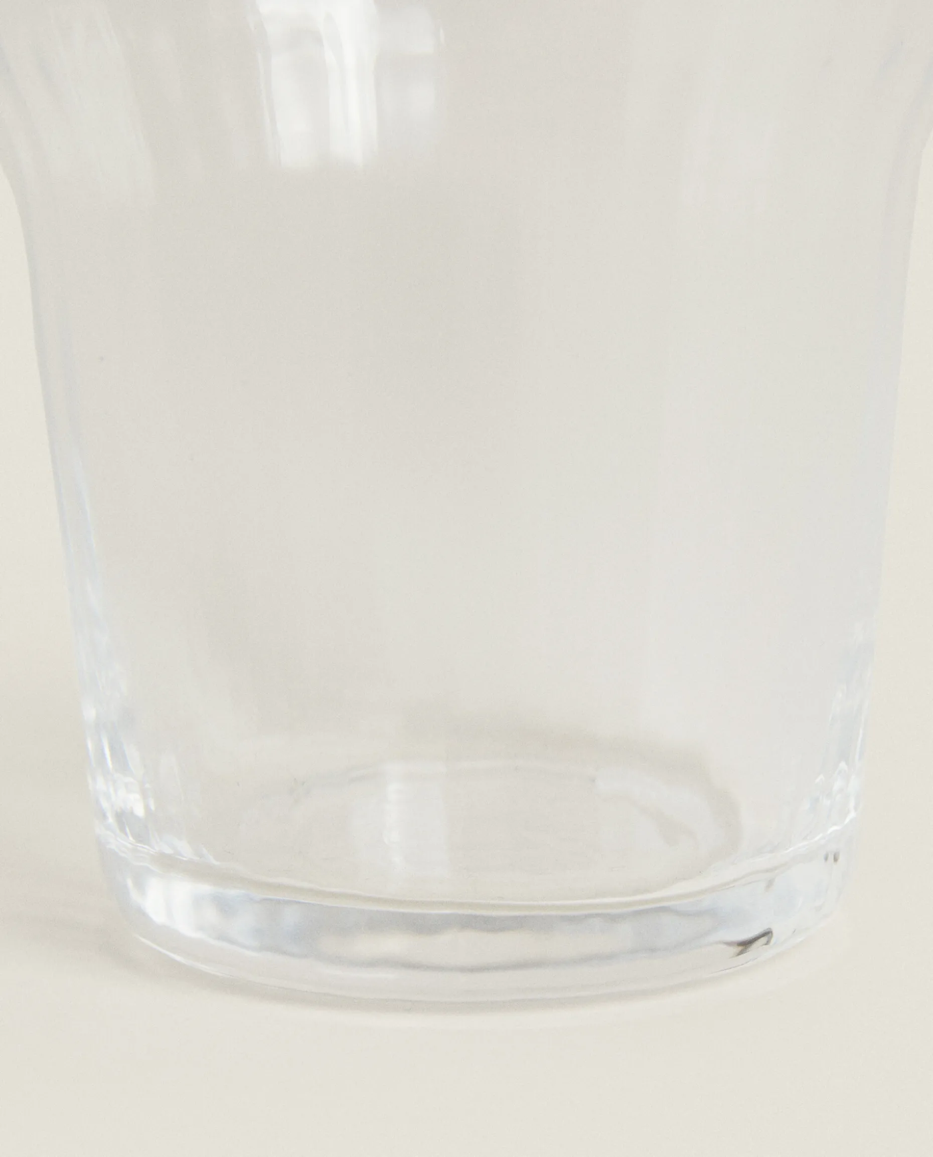 Glass Tumbler With Line Design