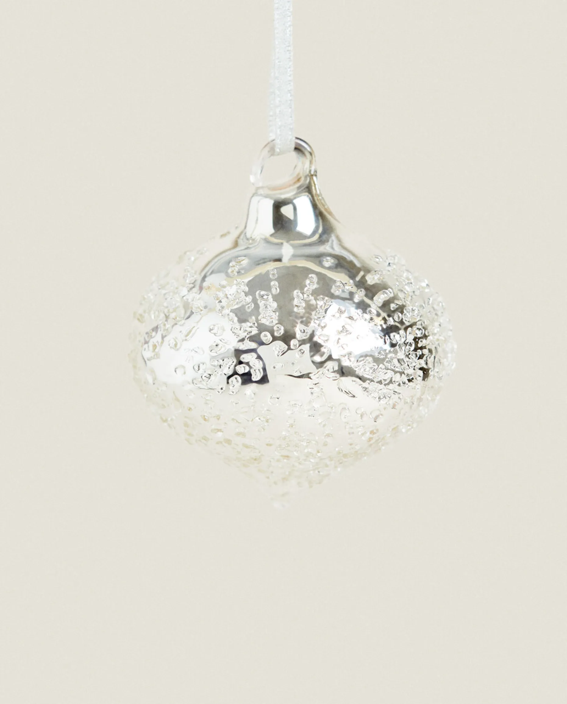 Glitter Glass Christmas Diamond Decoration