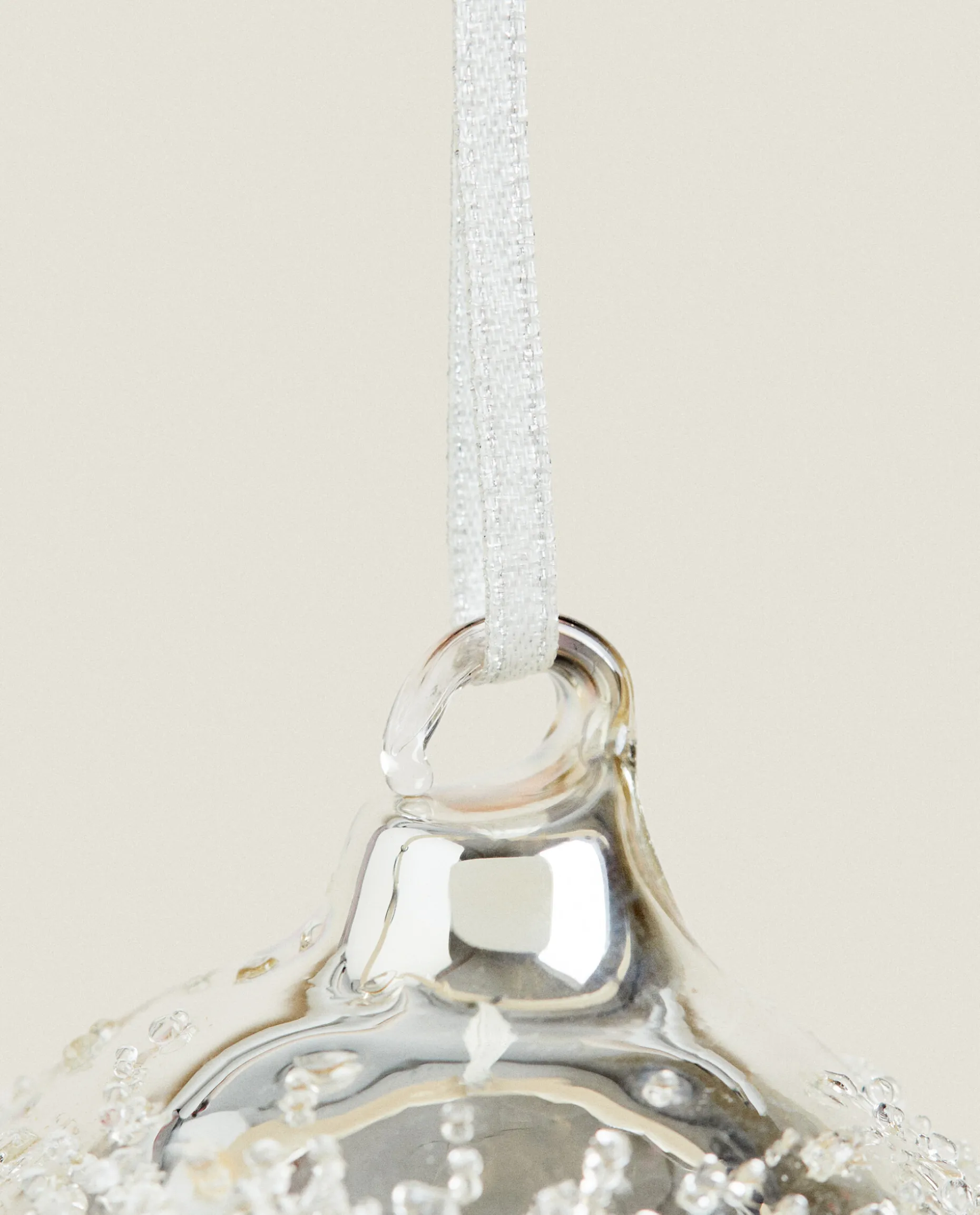 Glitter Glass Christmas Diamond Decoration