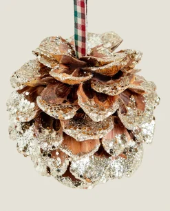 Glittery Christmas Pineapple Decoration