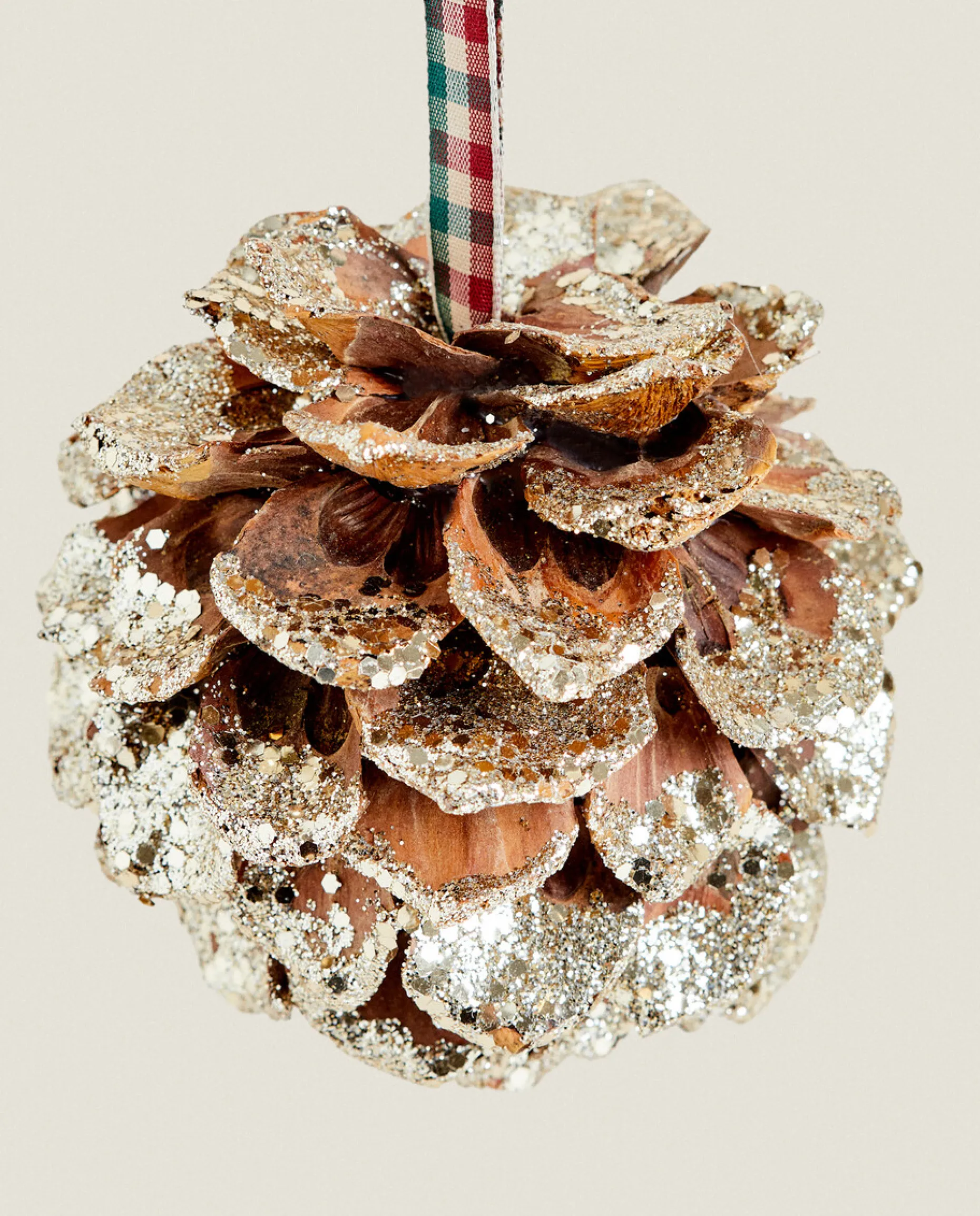 Glittery Christmas Pineapple Decoration