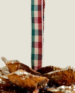 Glittery Christmas Pineapple Decoration