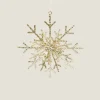 Glittery Christmas Snowflake Decoration