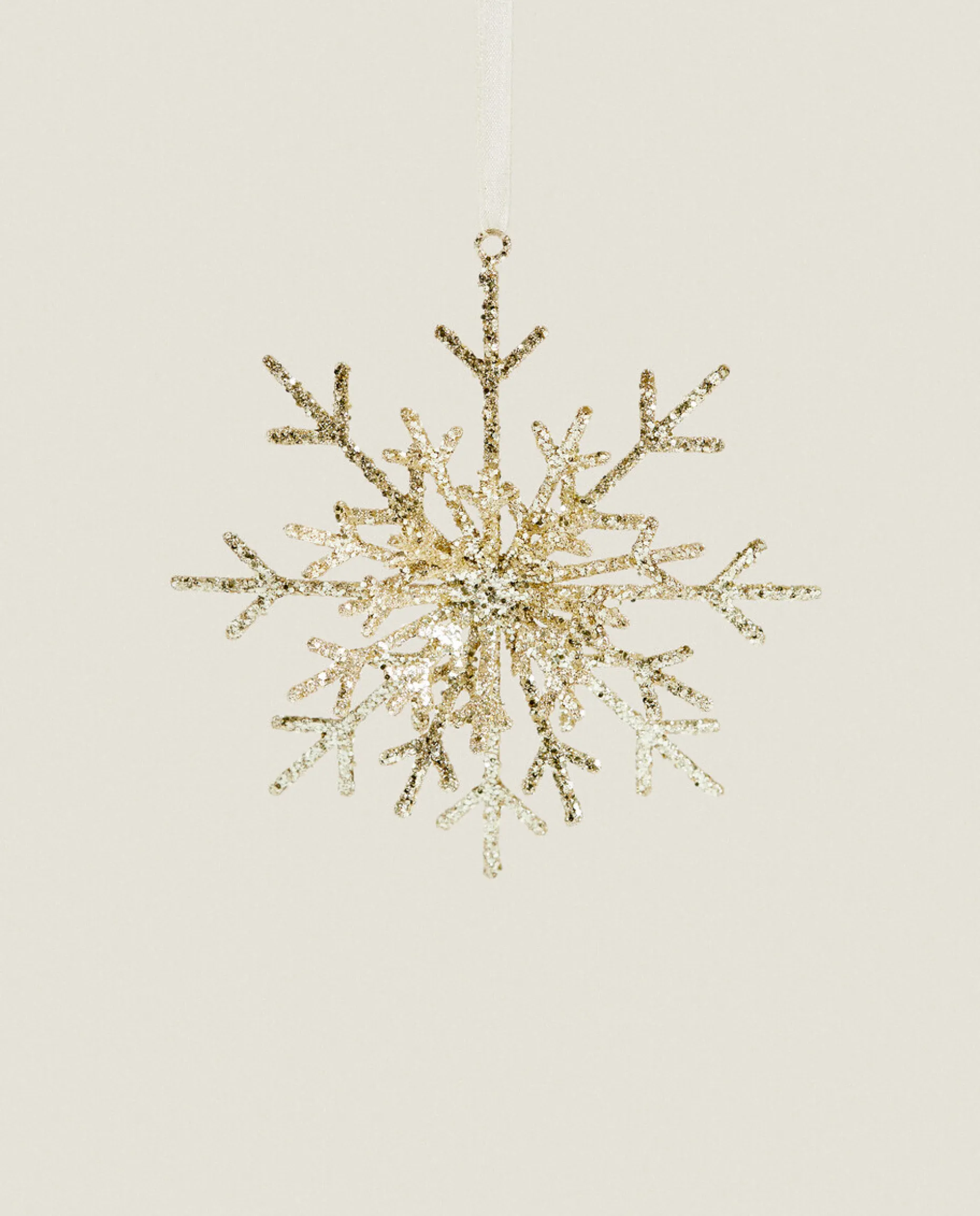 Glittery Christmas Snowflake Decoration