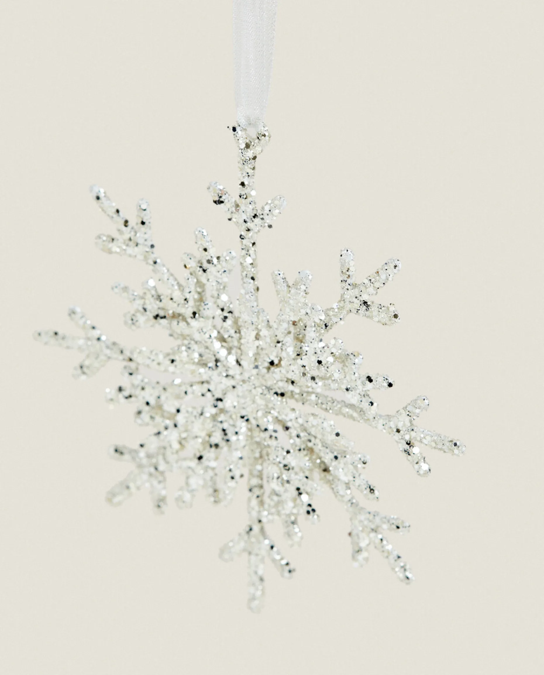 Glittery Christmas Snowflake Decoration