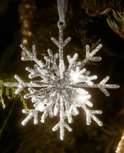Glittery Christmas Snowflake Decoration