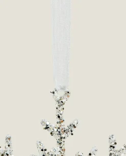 Glittery Christmas Snowflake Decoration